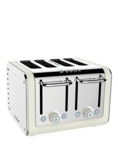 Dualit Architect 4 Slice Toaster - Canvas White Dualit Architect 4 Slice Toaster - Canvas White